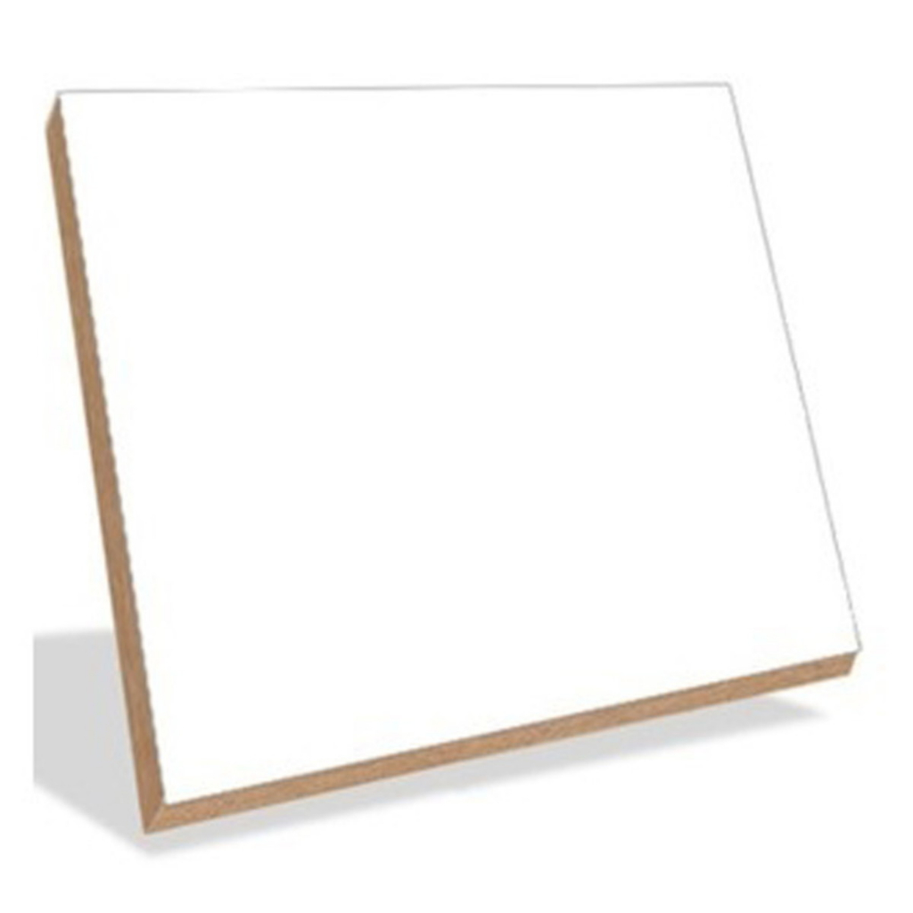 Placa Retangular MDF BRANCO 9mm de espessura 35x40cm 2 faces brancas ...