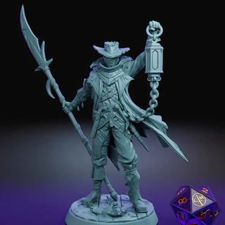 Darkest Dungeon Miniaturas RPG Bloodboorne Ascent into Madness Dungeons and Dragons hunters Lovecraft tribute em resina
