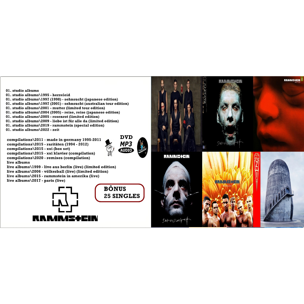 RAMMSTEIN (COLLECTION) | Shopee Brasil