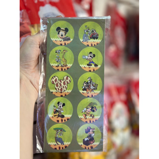Adesivo Festa Mickey Safari - 30 unidades