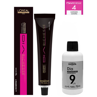 Loreal Kit Dia Richesse c/ 3 Tonalizantes 50g 5.0 Castanho Claro