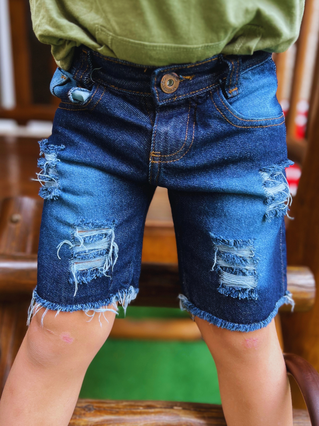 Calça Rasgadinha CalÃ§a Jean Infantil Masculina Menino CalÇa Jeans