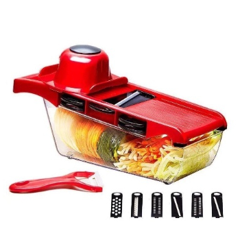 Mandoline Slicer Fatiador Cortador De Legumes 10 Em 1 Fruta Ralador Cozinha Descascador