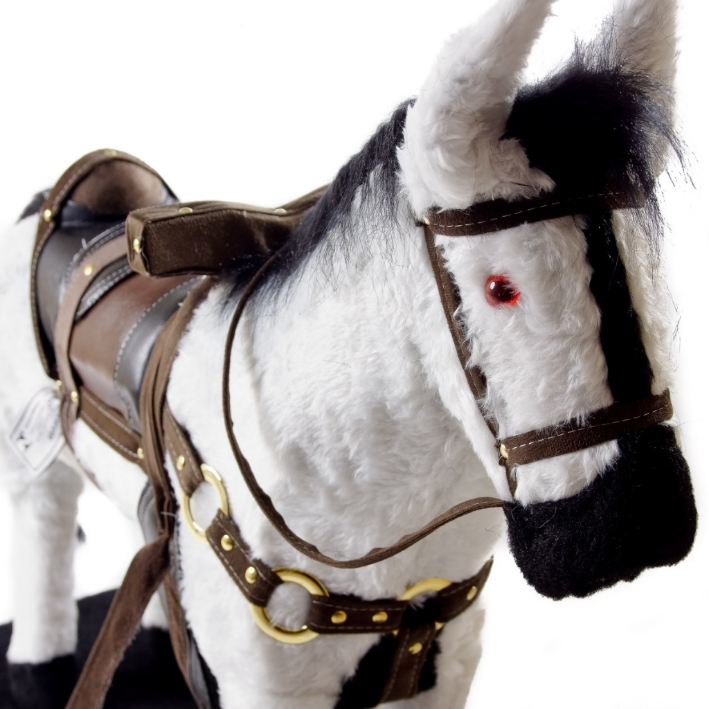 Brinquedo fofo para crianças, Série de Cavalos de Madeira, Brinquedo  Artesanal para Crianças