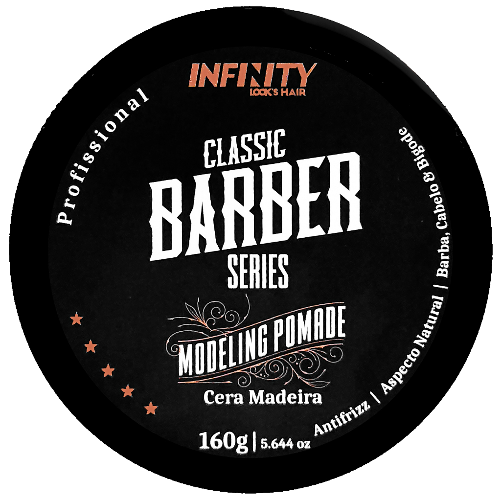 Cera Modeladora Barber Madeira 160g INFINITY LOOKS HAIR | Shopee Brasil