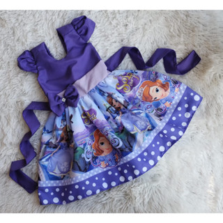 Vestido Princesa Sofia / Sophia 1 E 4 Anos Infantil