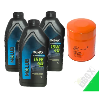 KIT TROCA DE ÓLEO MOTOR FIRE 15w40