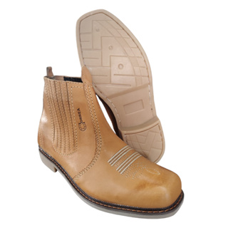 Botina Bota Masculina Country Couro Legitimo Passeio e Trabalho