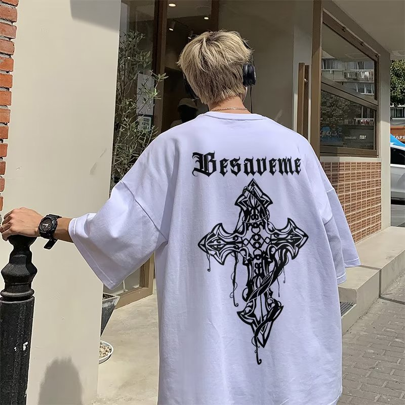 Camiseta Oversized Masculina Streetwear Masculina Skatista Moda Larga Novos