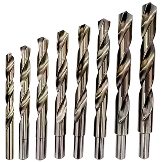 Kit Jogo 8 Brocas Aço Rápido Para Metal 13,14,15,16,17,18,19,20mm Haste Rebaixada Profissional - MTX em Oferta na Shopee