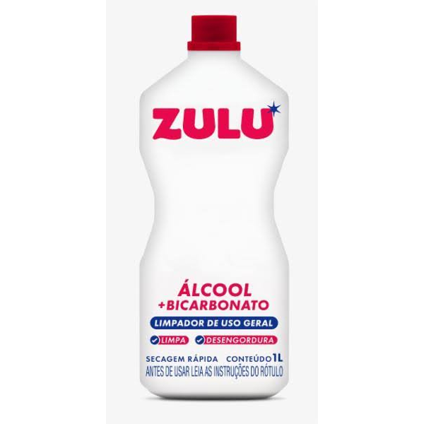 Álcool + Bicarbonato Zulu 1L