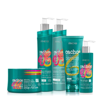 Amend Kit Cachos 4 Passos + Leave-in  Cachos Abertos em Oferta na Shopee