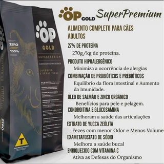 Ração Op Gold Cordeiro Super Premium 7kg