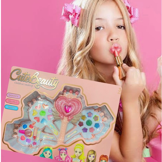 Brinquedo Infantil Kit Maquiagem para Boneca Little Beauty BAR-14222 -  Maquiagem Virtual