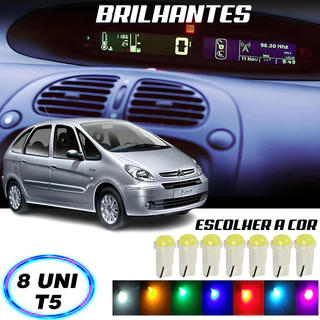 Lâmpada T5 Painel Xsara Picasso 8 Peças