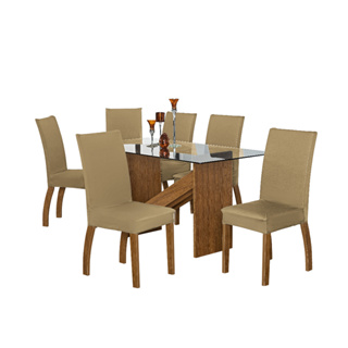 Kit 4 Capas Para Cadeira Jantar Com Elástico