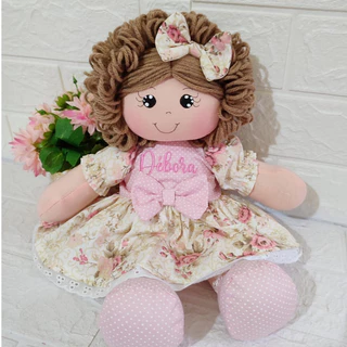 Boneca de pano Artesanal com 30cm,Para Brincar, Decorar, Ensaio Fotográfico