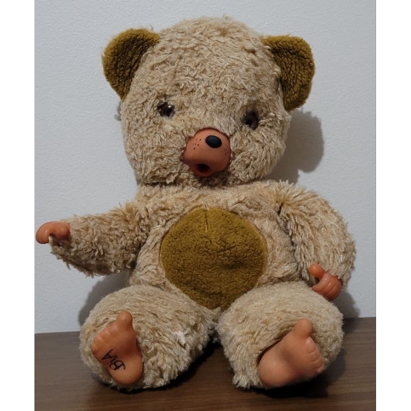 Antigo Boneco em Pelucia Urso Peposo anos 80 da marca Vir | Shopee Brasil