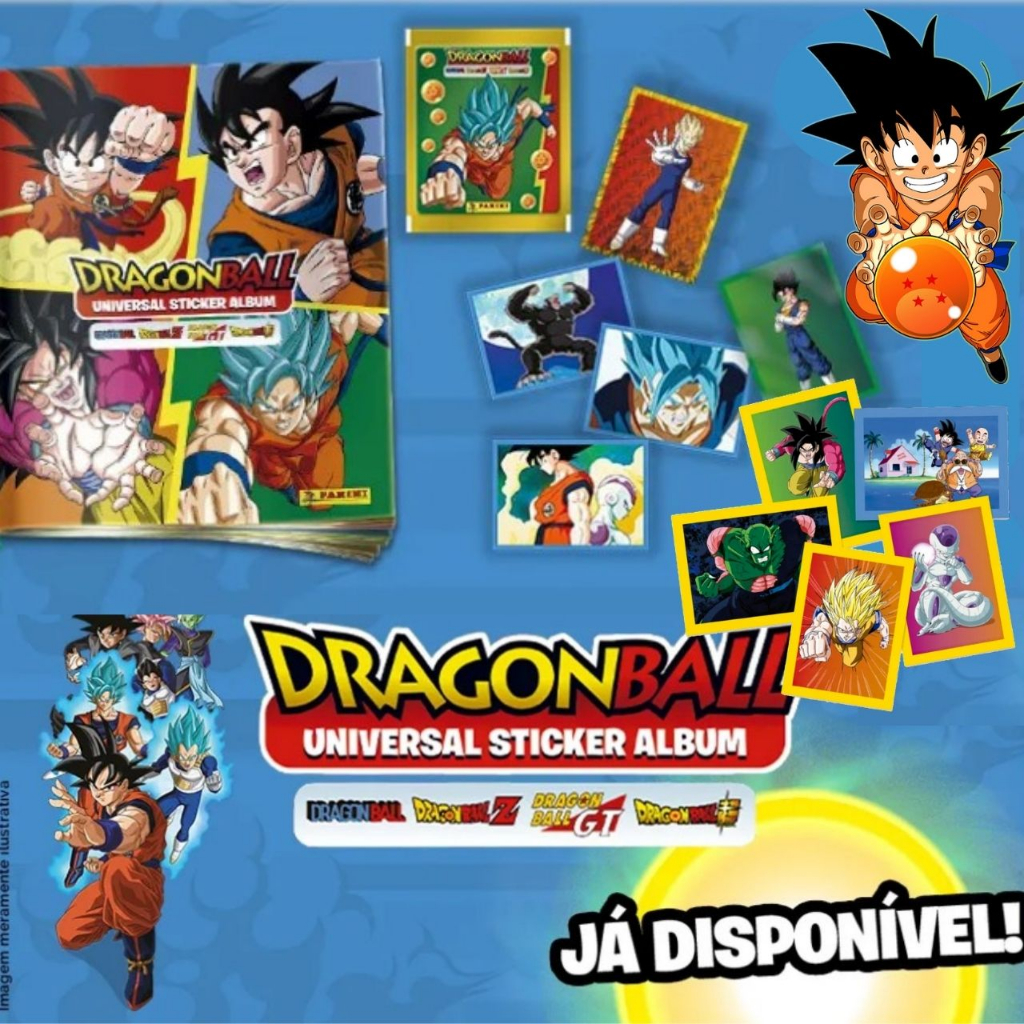 Dragon Ball Universal 2023 - Álbum Capa Cartão