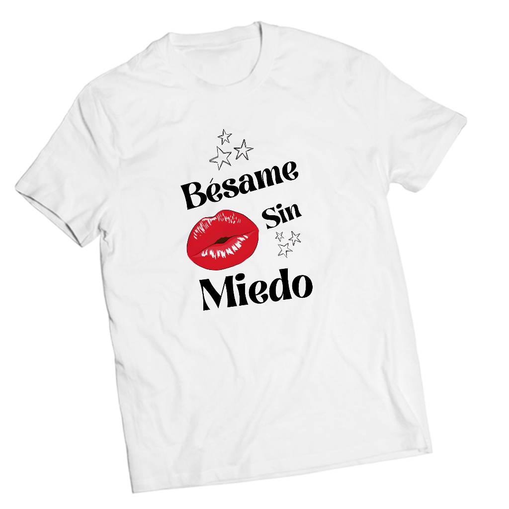 Camiseta Rbd Bésame Sin Miedo Unissex Branca Shopee Brasil