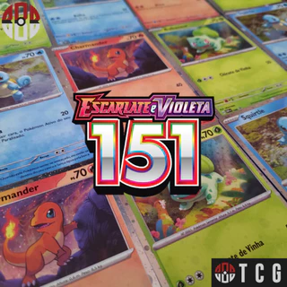 Cartas Promo Pokémon Iniciais Kanto - Pokémon TCG 151Original COPAG