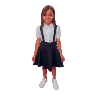 Salopete Infantil POSTAGEM RÁPIDA!! Godê Saia com Suspensório Jardineira Vestido Feminino Midi Moda Evangélica