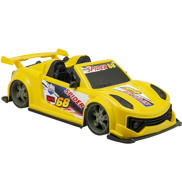 Carrinho Controle Remoto Carro de Corrida Camaro Amarelo Grande com 45cm  Racer Xtreme Brinquedo Infantil Criança da Will Kids WB7750