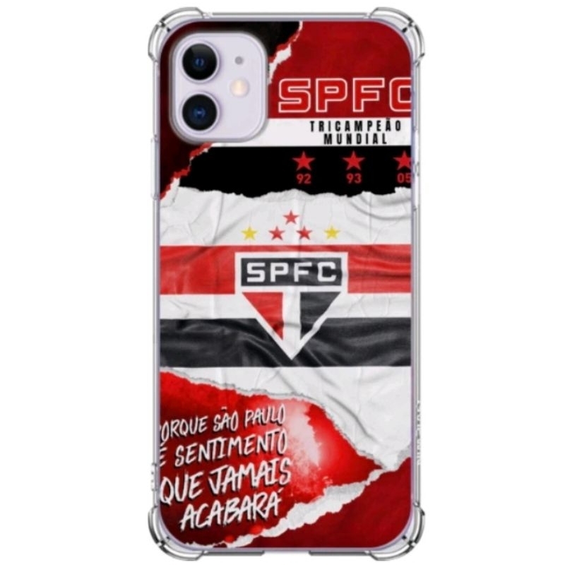 Capa Capinha Personalizada São Paulo Soberano Tricolor Paulista Android, Iphone, Motorola, LG, xiaomi e Samsung.
