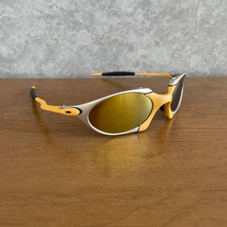 Óculos de sol Juliet metálicos para homens e mulheres, lente
