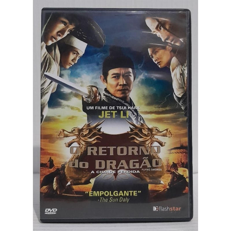 Dvd O Retorno do Dragão - A Cidade Perdida - Jet Li - Original