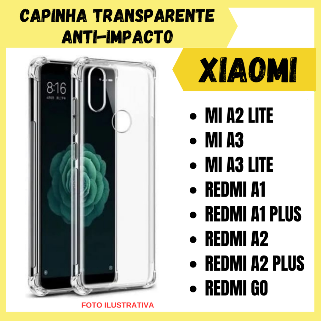 Capa Transparente Anti Impacto Para Xiaomi Redmi Note 12s - M7