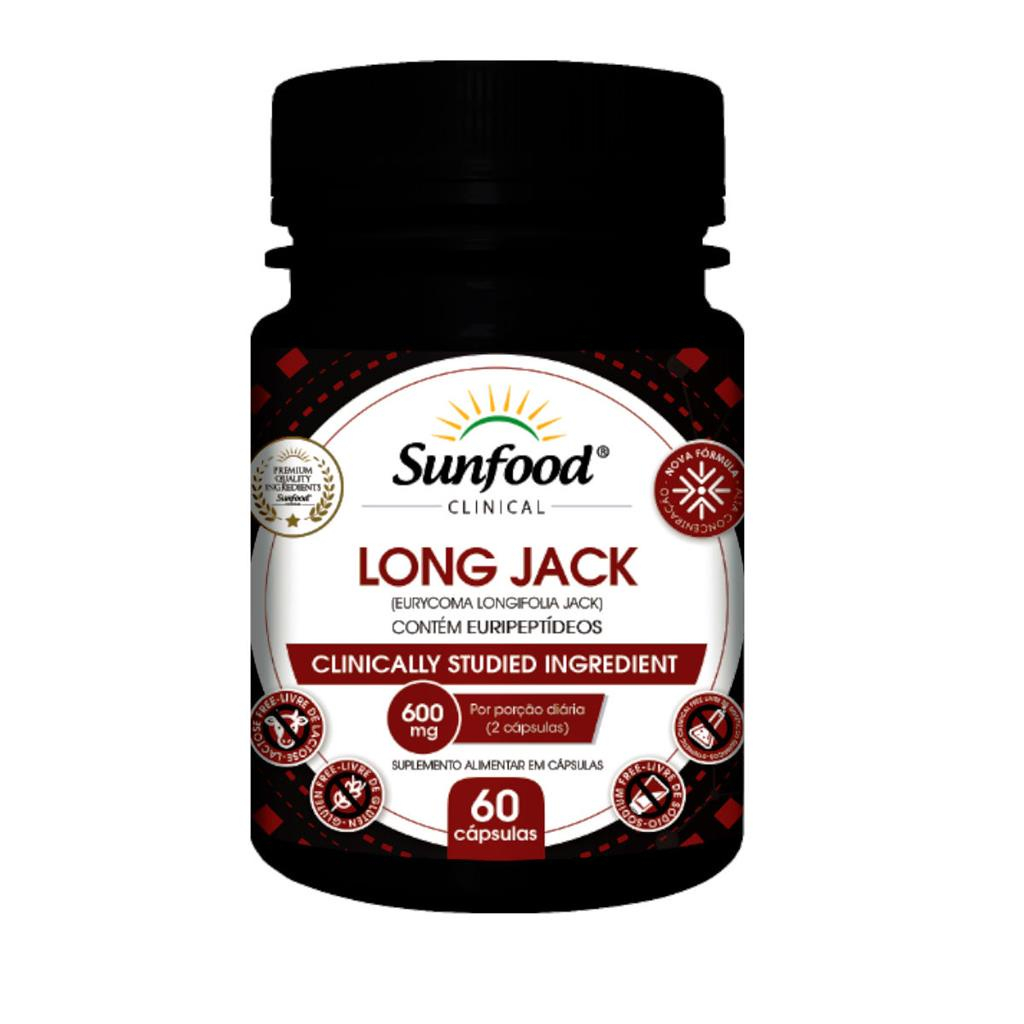 Long Jack 600mg 60 Cápsulas Sunfood