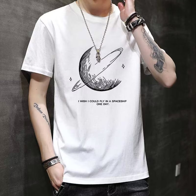 Camiseta Masculina Manga Curta Estampada LUA Malha 30.1 Algodão