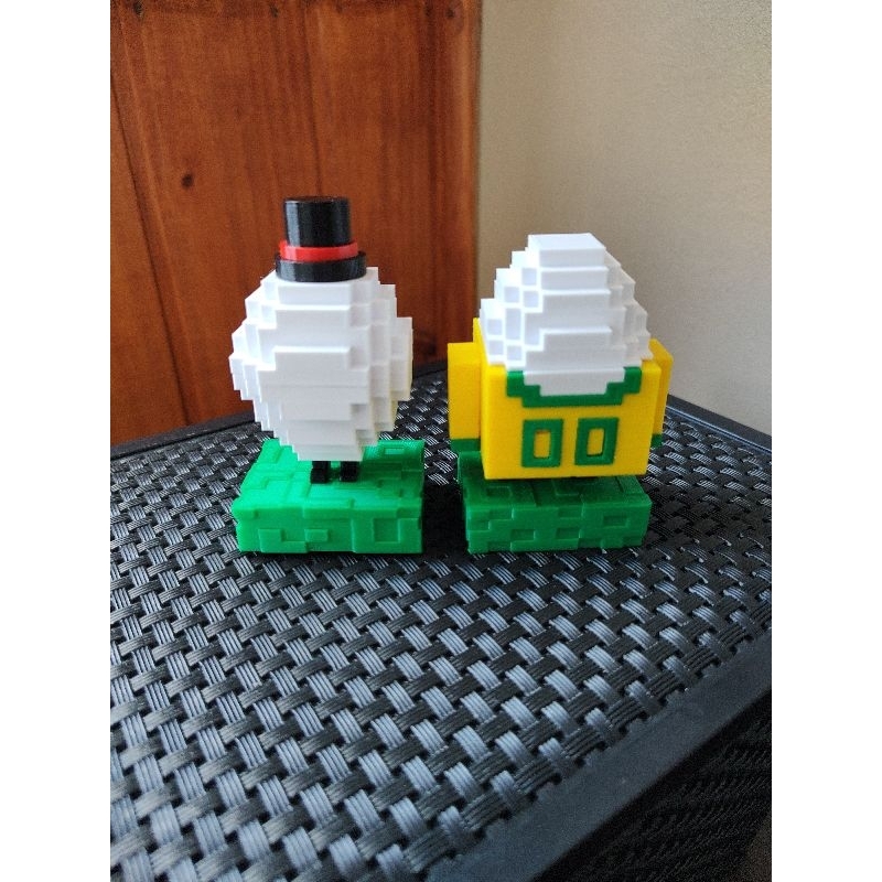 Richas e Dapper (QSMP) em impressão 3D.