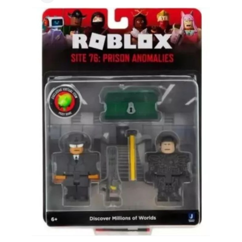 Bonecos Roblox Playset Luxo Jailbreak Museum Heist + Código