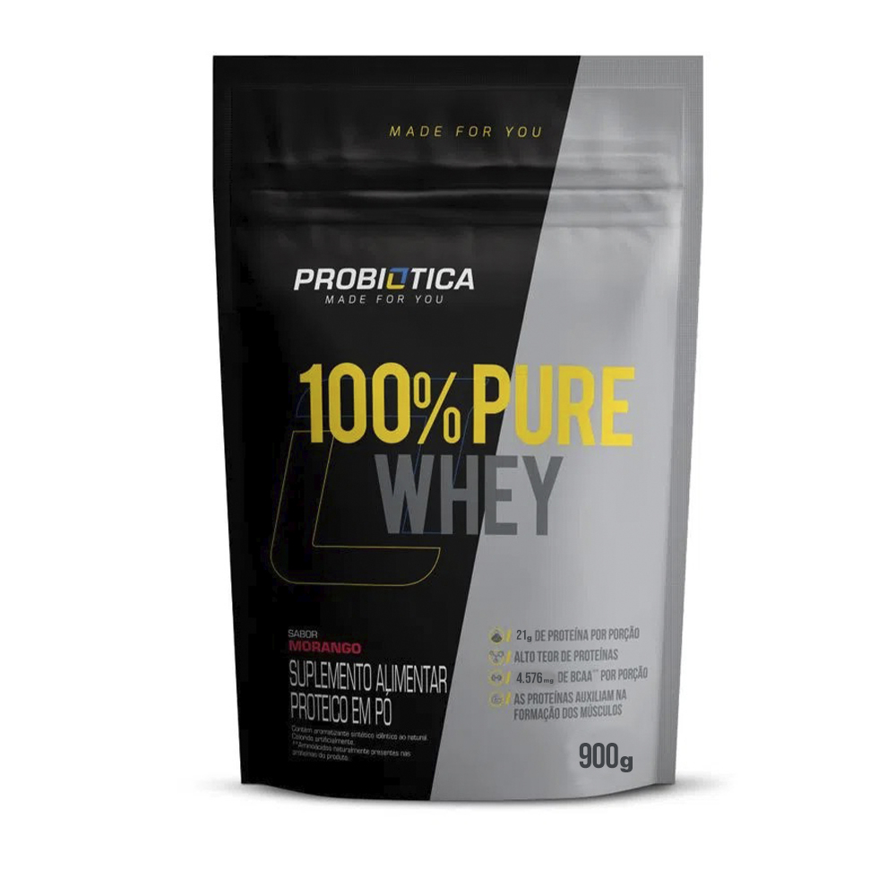 100% Pure Whey Refil - 900g - Probiótica