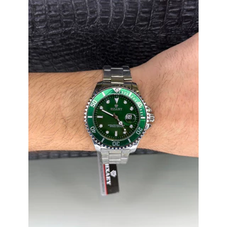 Relógio masculino Submariner Relógio de pulso Relógio de luxo masculino catraca giratória