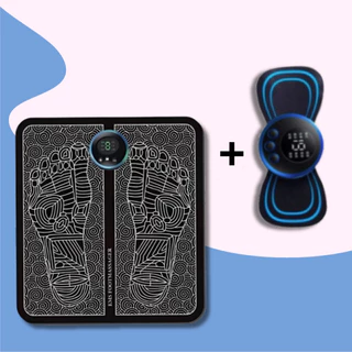 Mini Massageado Elétrico Portátil Adesivo Corpo E Tapete Massageado em Oferta na Shopee