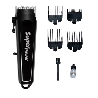 Máquina de cortar cabelo Super Power Qirui ISO-9001 Visor de Bateria Qr-D07