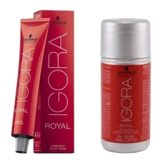 Kit 1 Igora + 1 OX 60ml - Pergunte sobre Cores e OX Disponíveis.