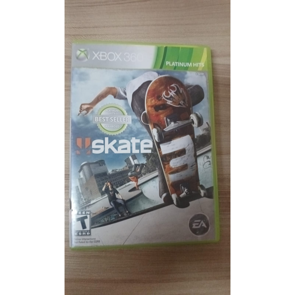 Jogo Skate 3 - Xbox 360 - Mídia Física - Original