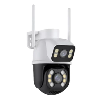 Câmera de Segurança WiFi Dual 1080P 2MP Câmera Dupla 2.4G/5GHz WiFi para Alarme De Detecção De Segurança Doméstica Intercomunicador