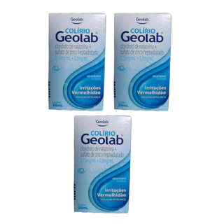 Kit 3 Colírio Geolab 20 Ml Cada