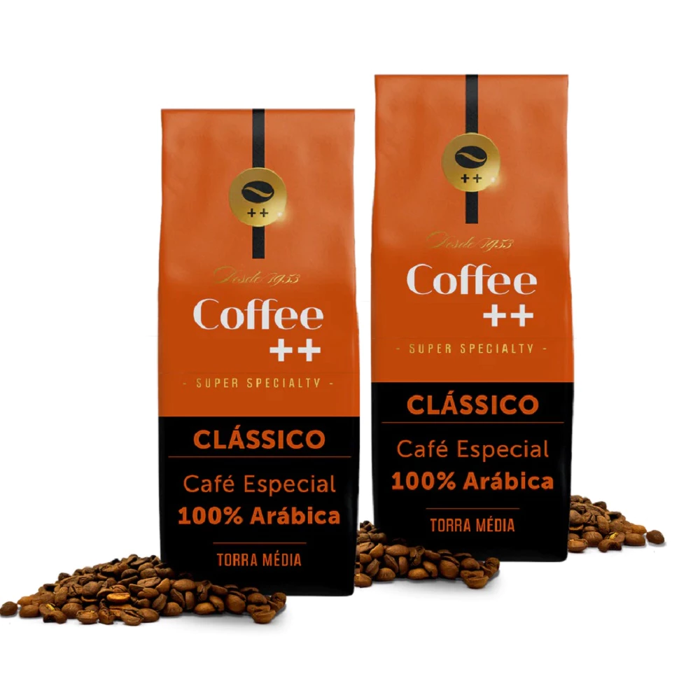 Kit 2 unidades Café Especial em Grãos Clássico Coffee Mais 100% Arábica 2x 250g