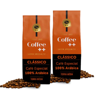 Kit 2 unidades Café Especial em Grãos Clássico  Coffee Mais 100% Arábica 2x 250g