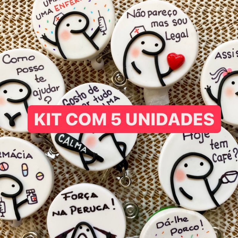 KIT ENFEITES DE MESA FESTA MEME BENTO FLORK - 6 UNIDADES - PIFFER