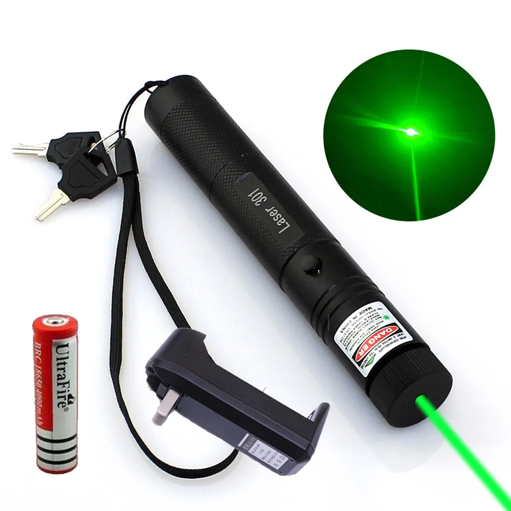 Caneta Laser Pointer Verde Ultra Forte Alcance 50km