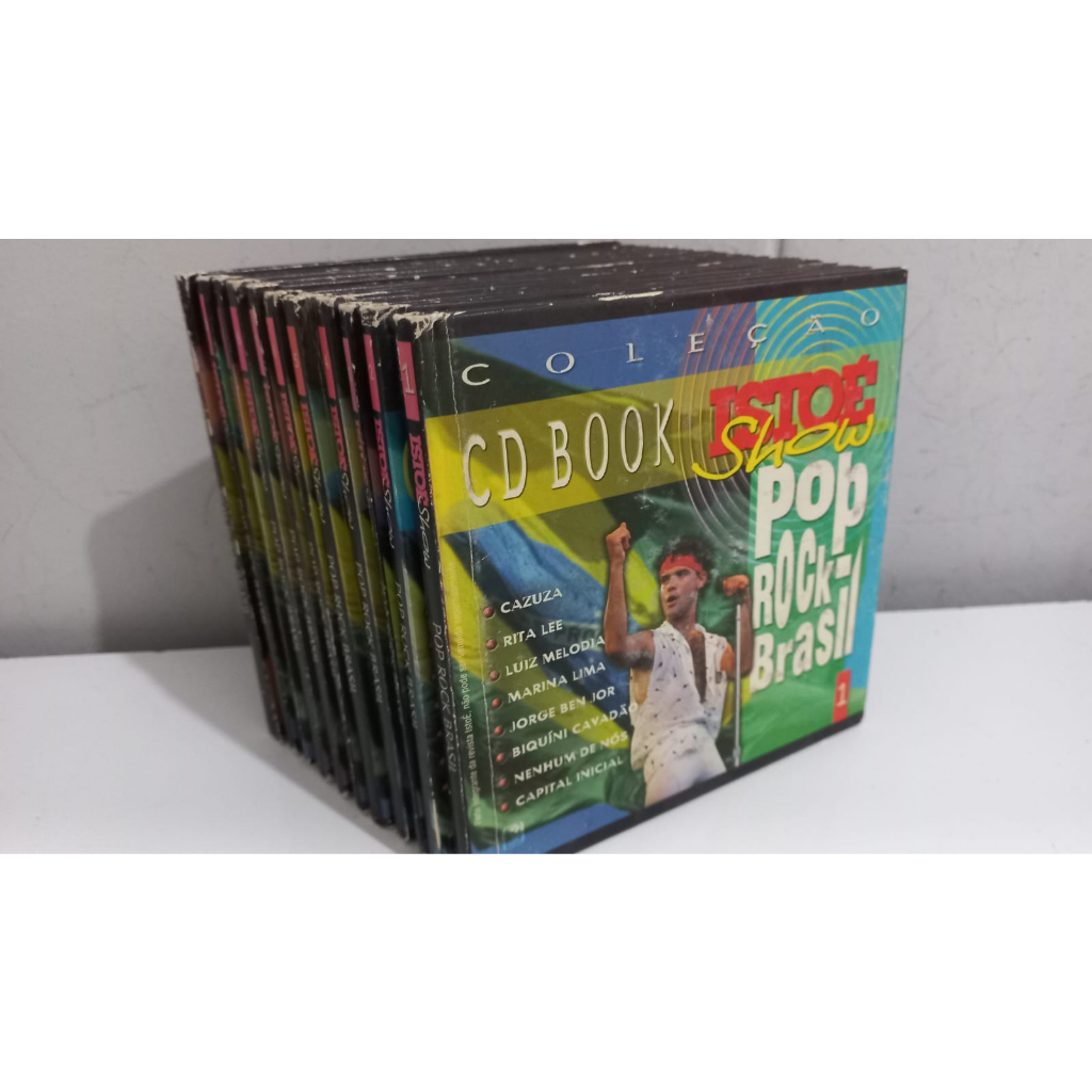 Coleção Cd Book Isto É Show Pop Rock Brasil Cazuza Pavilhão 9 Rita