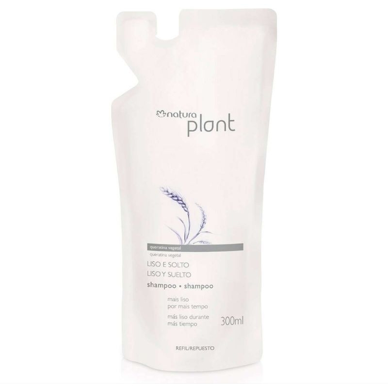 Shampoo Natura Plant Liso e Solto Refil 300ml Shopee Brasil