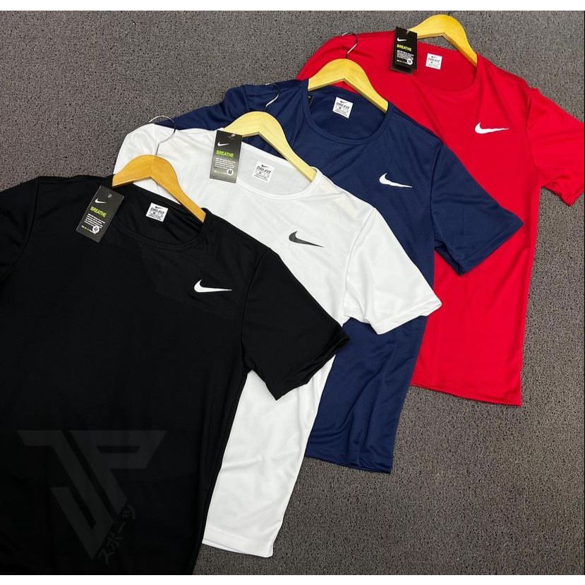 Kit 4 Camisetas dri-fit tecido leve e confortável para Esporte Academia Futebol Treino Unissex